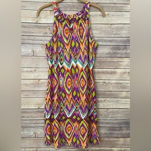 Jude Connally Size Medium Lisa Keyhole Shift Dress